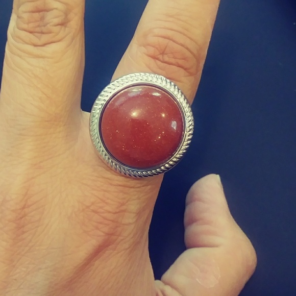 Lia Sophia Jewelry - Lia sophia size 9 ring, genuine sandstone